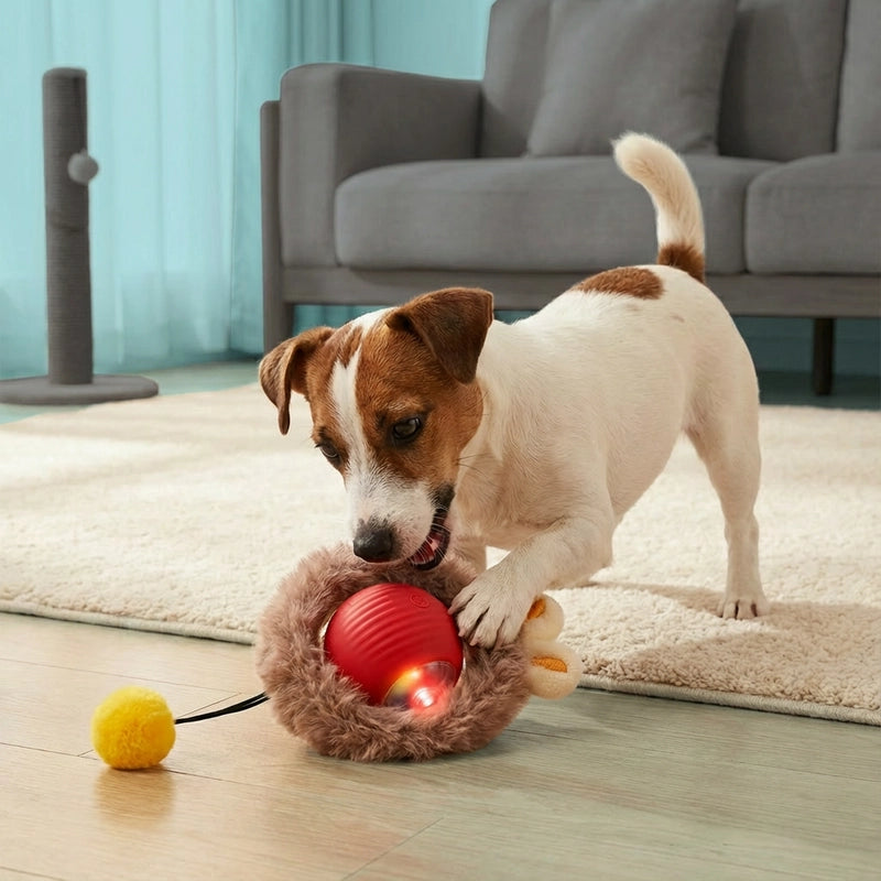 Dog Toy Fur Ball ⎜ Biting and Independent Play