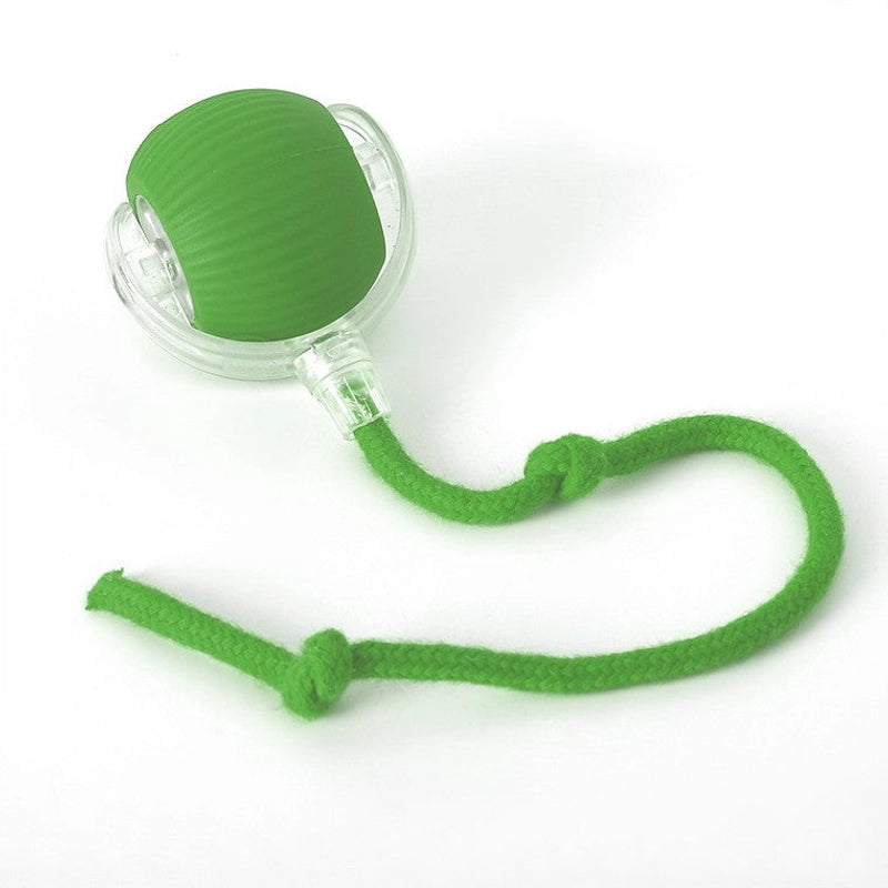 Cat Toy Ball with String ⎜ Bouncing and Chewing for Independent Play
